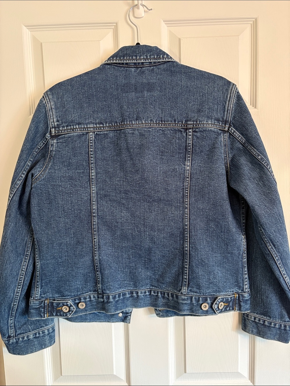 EDDIE BAUER Women's Classic Blue Denim 100% Cotton Jacket - Picture 5 of 9
